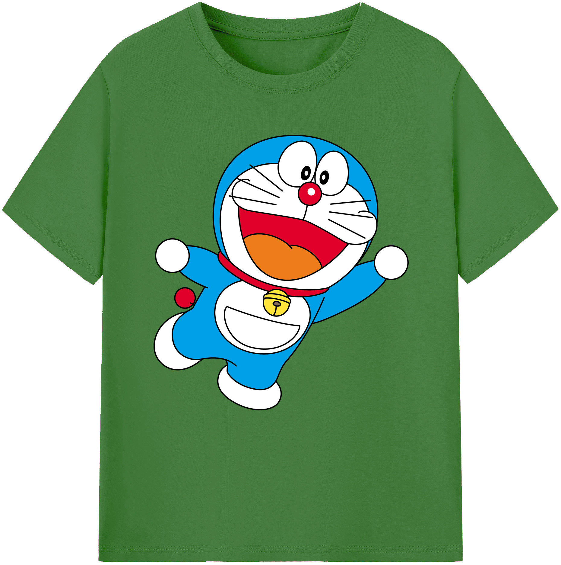 （画像用） ドラえもん Doraemon レディースカジュアルプリントTシャツ（綿100％）